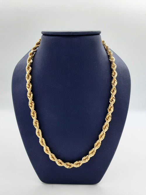 Rope Chain - Yellow Gold 10k (.417) 42.3 grams 20 inch