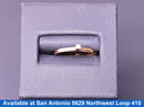 Women's Ring - Solitaire - Yellow Gold 10k (.417) 1 grams Size 6.5