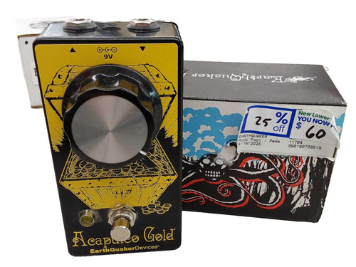 Earthquaker Acapulco Yellow Midi Foot / Pedalboard Controller