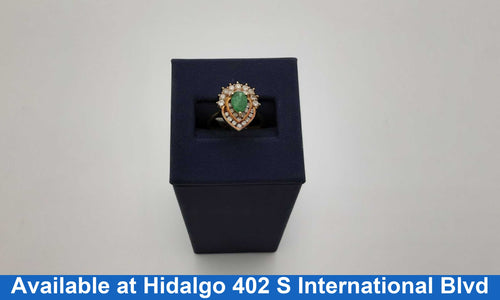 Women's Ring - Yellow Gold 14k (.585) 4.6 grams Size 7.5