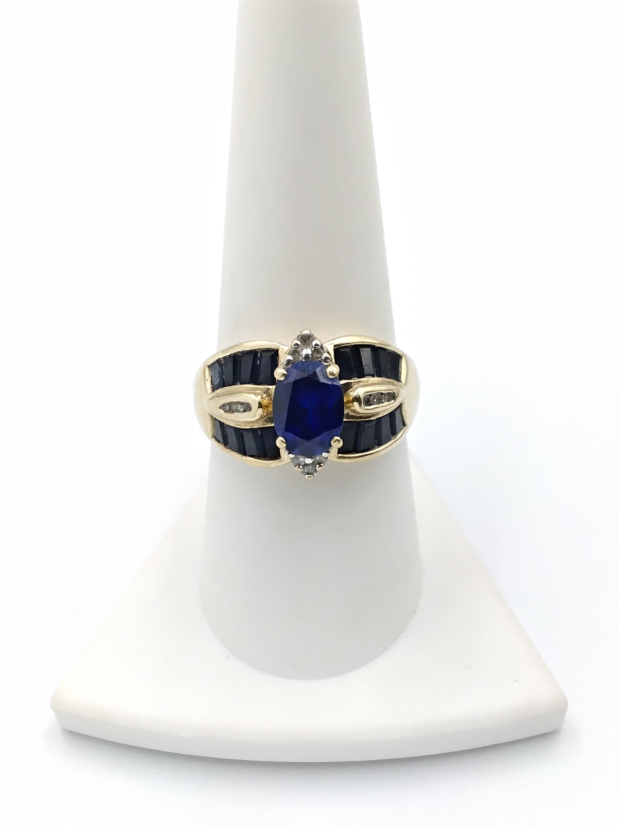 Women's Ring - Yellow Gold 10k (.417) 4.7 grams Size 9