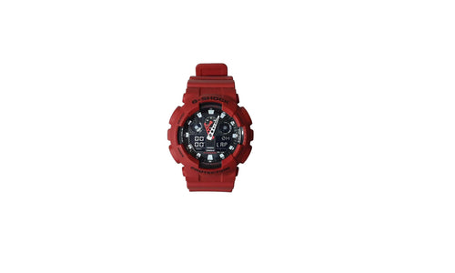 Casio Ga-100b Red Regular Watch