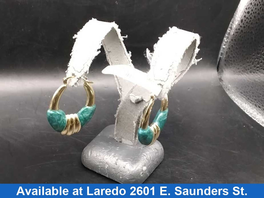 Shrimp Earrings - White Gold 14k (.585) 4.6 grams