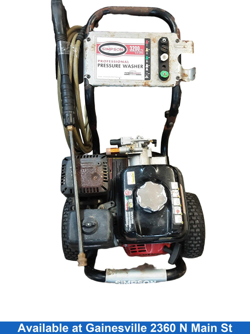 Simpson Ps3228-s Black Gas Pressure Washer