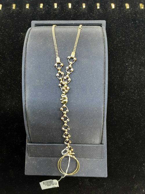 Bead Bracelet - Tricolor Gold 14k (.585) 8.1 grams 8 inch