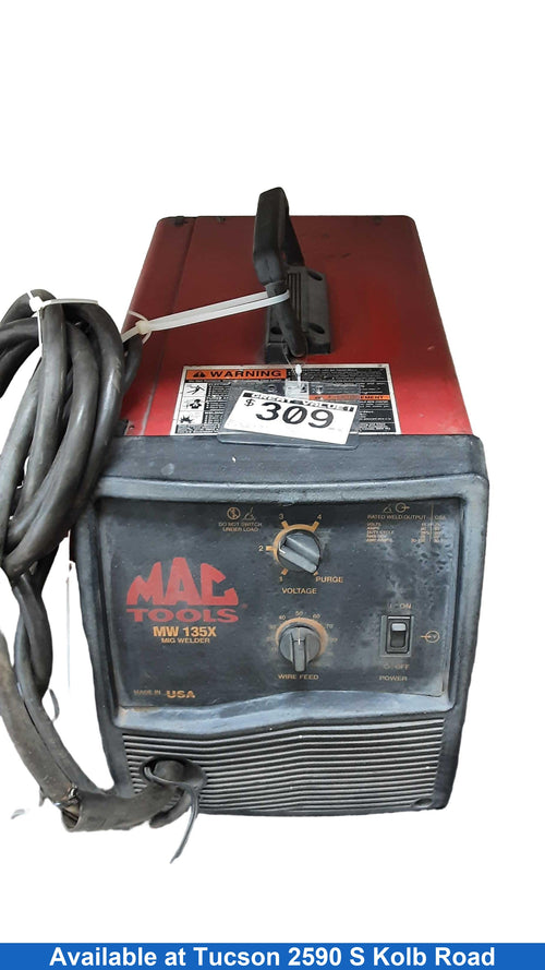 Mac Tools Mw135x Black Mig Welding Machine