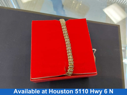 Tennis Bracelet - Yellow Gold 14k (.585) 18 grams 7 inch