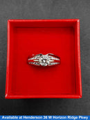 Ring - Engagement Set - White Gold 14k (.585) 7.8 grams Size 9