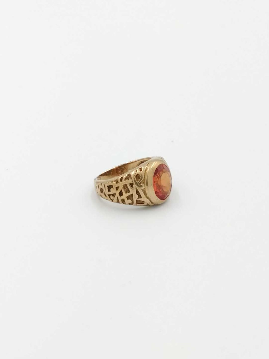 Men's Ring - Yellow Gold 10k (.417) 8.9 grams Size 10