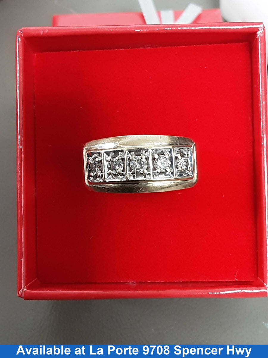 Ring - Wedding Band - Yellow Gold 14k (.585) 4.6 grams Size 10