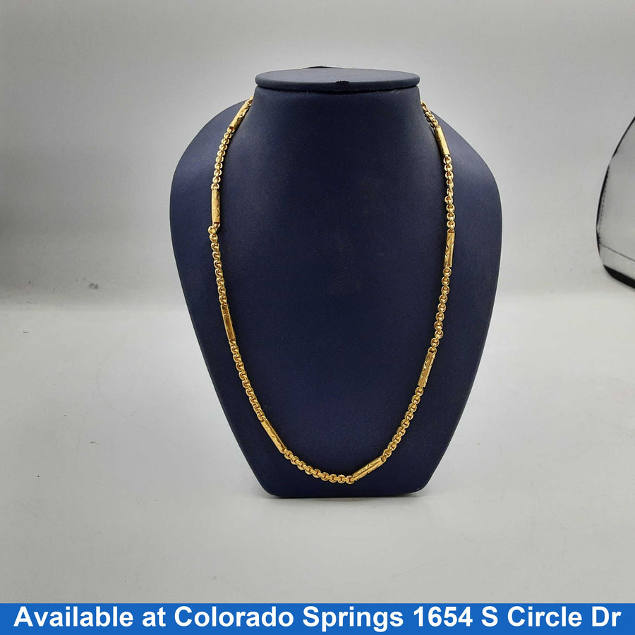Chain - Yellow Gold 22k (.917) 7.6 grams 20 inch