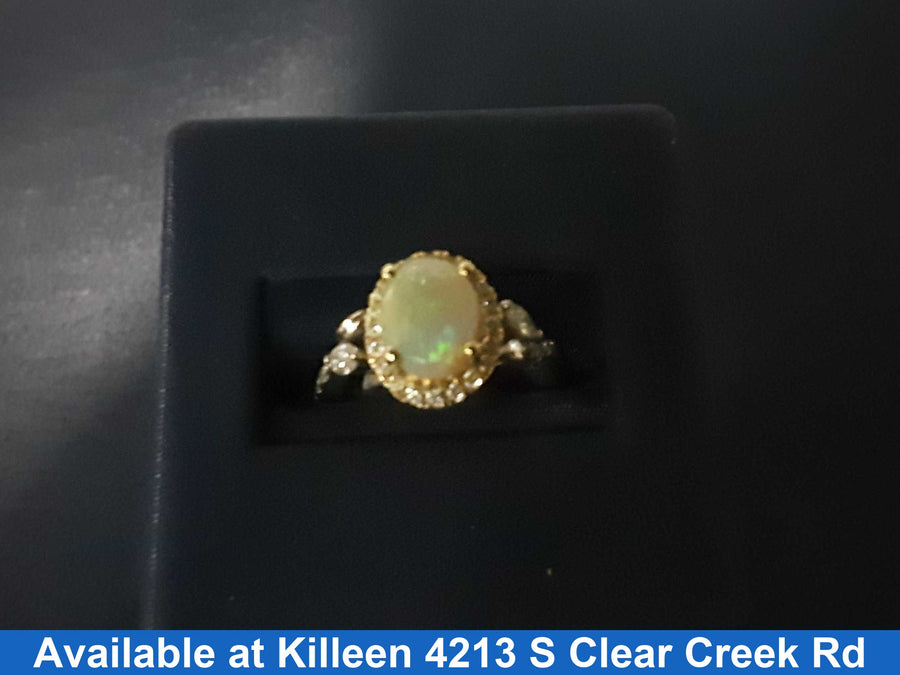 Women's Ring - White Gold 14k (.585) 4.1 grams Size 4.5