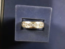 Ring - Wedding Band - White Gold 14k (.585) 13.1 grams Size 10.5