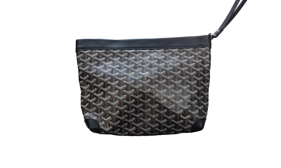 Goyard Goyardine Conti Pouch Brown Purse / Handbag