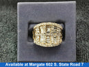 Women's Ring - Yellow Gold 10k (.417) 7.1 grams Size 8