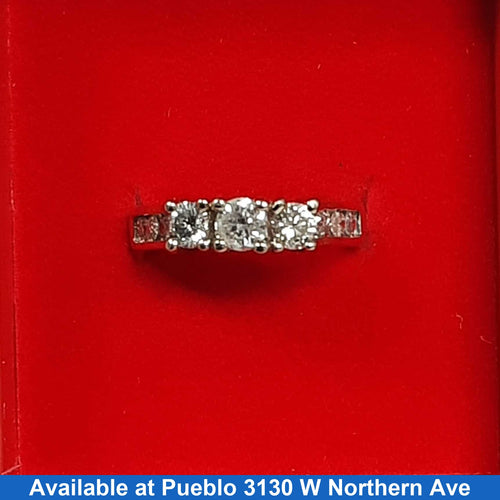 Women's Ring - Anniversary - Yellow Gold 14k (.585) 4.4 grams Size 5.5