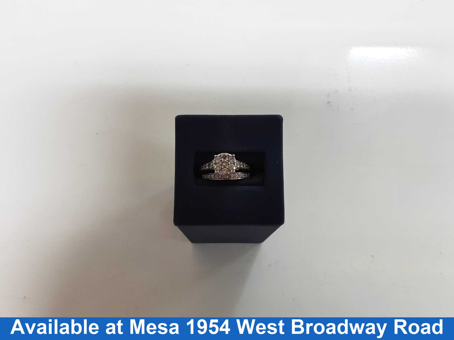 Ring - Engagement Set - Rose Gold 10k (.417) 3.6 grams Size 7.5