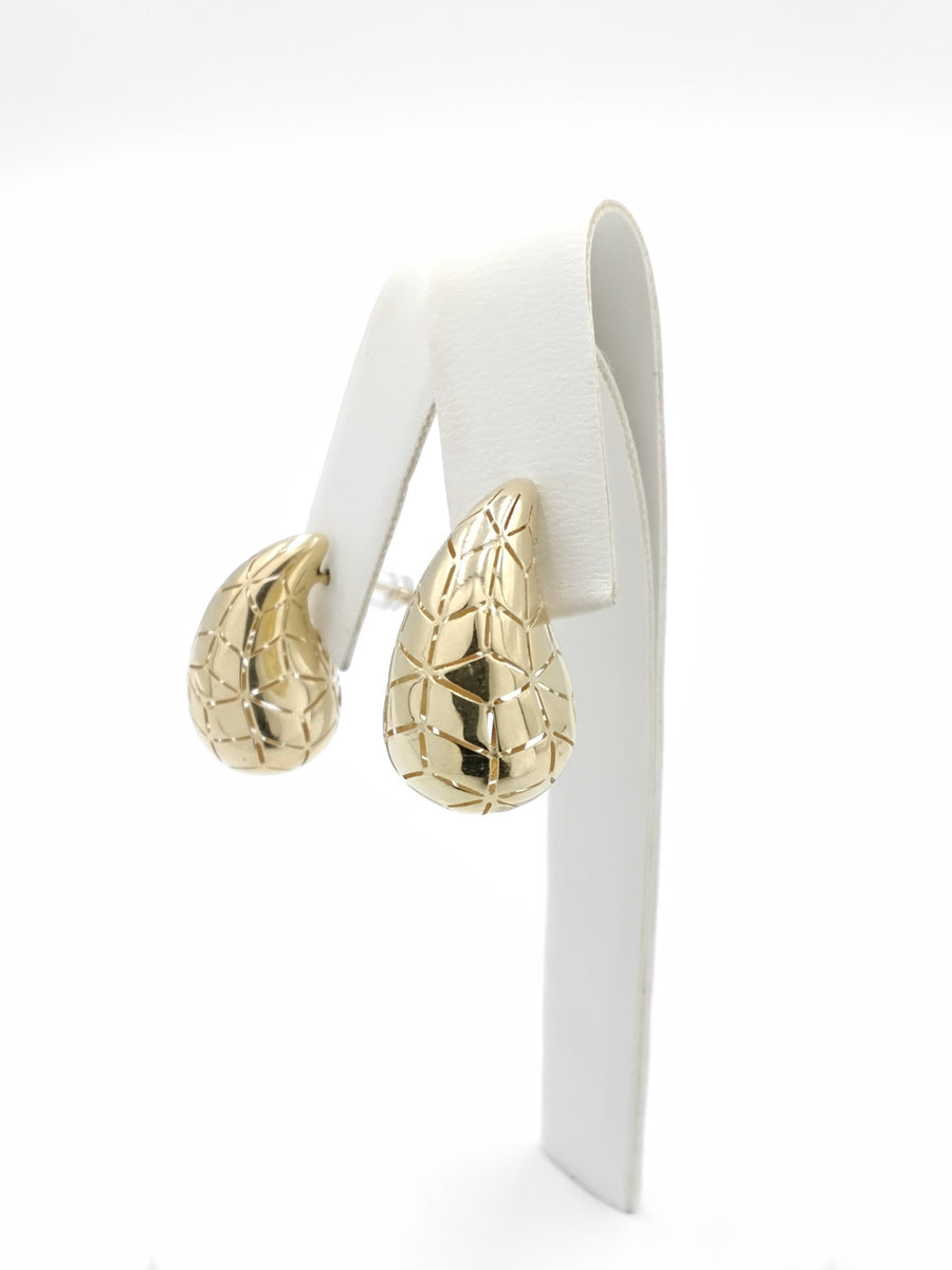 Gold Ball Earrings - Yellow Gold 14k (.585) 3.2 grams