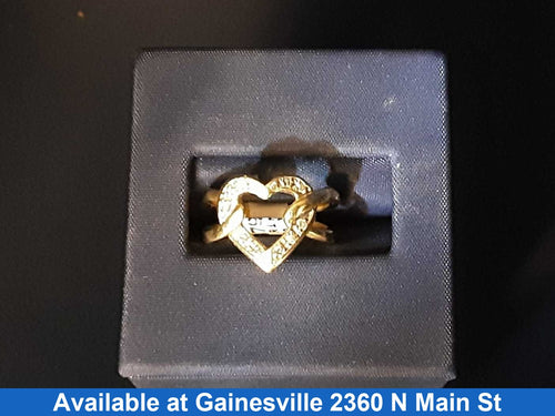 Women's Ring - Yellow Gold 14k (.585) 3.6 grams Size 4