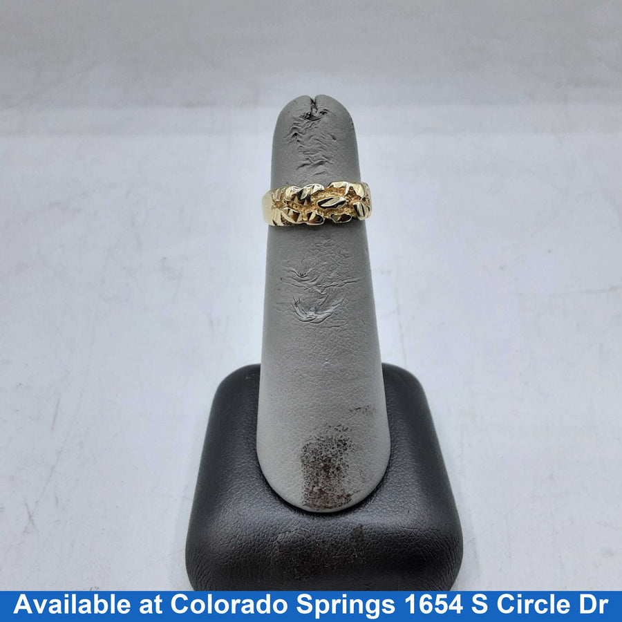 Men's Ring - Yellow Gold 14k (.585) 2.8 grams Size 4