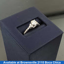 Women's Ring - Solitaire - White Gold 10k (.417) 2.7 grams Size 7.5