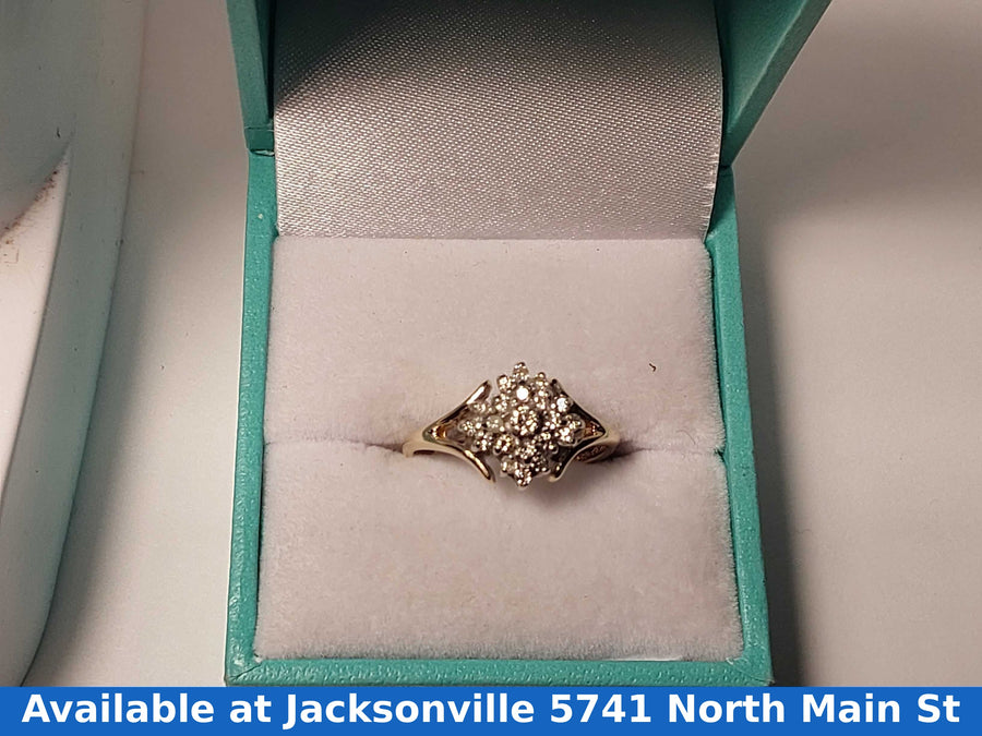 Women's Ring - Yellow Gold 14k (.585) 2.9 grams Size 7