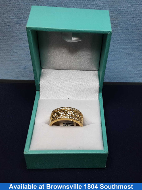 Women's Ring - Yellow Gold 10k (.417) 3.5 grams Size 7