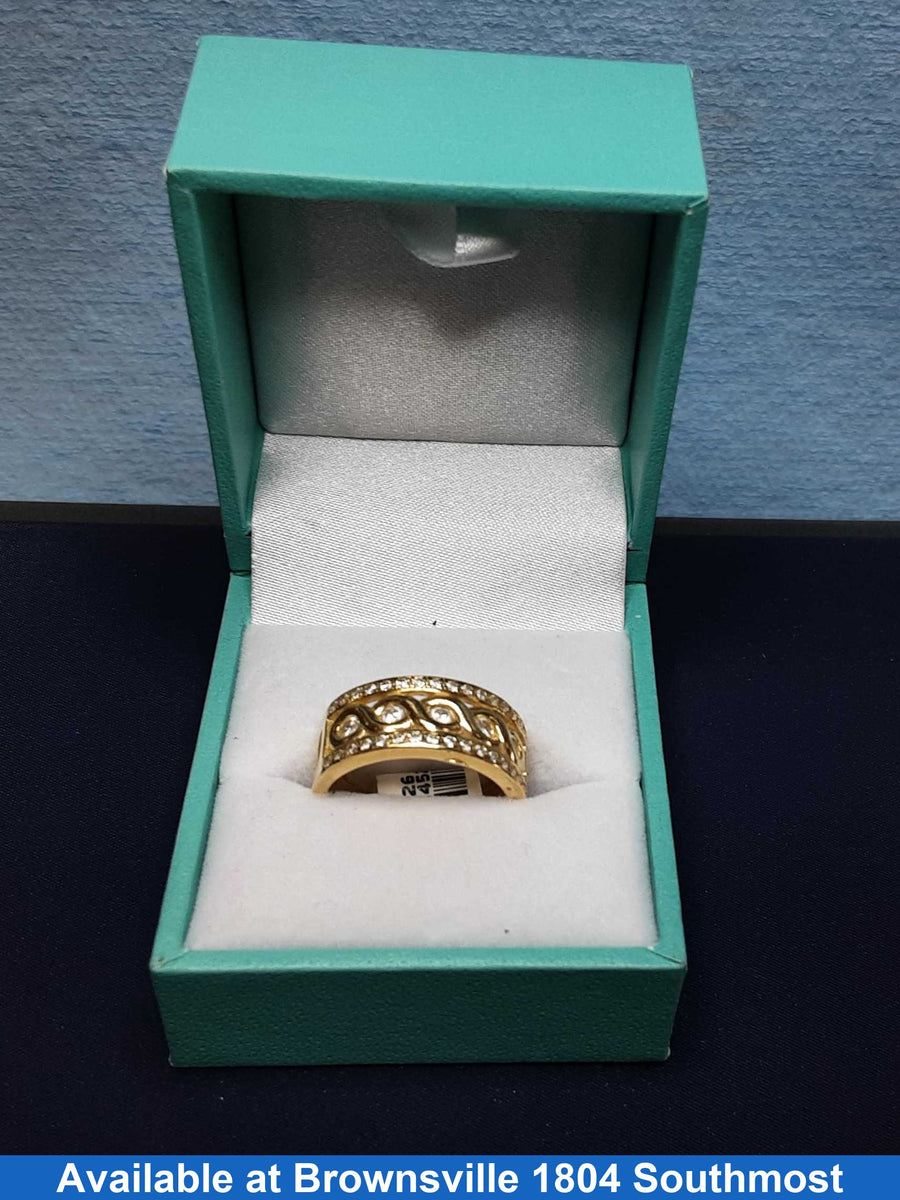Women's Ring - Yellow Gold 10k (.417) 3.5 grams Size 7