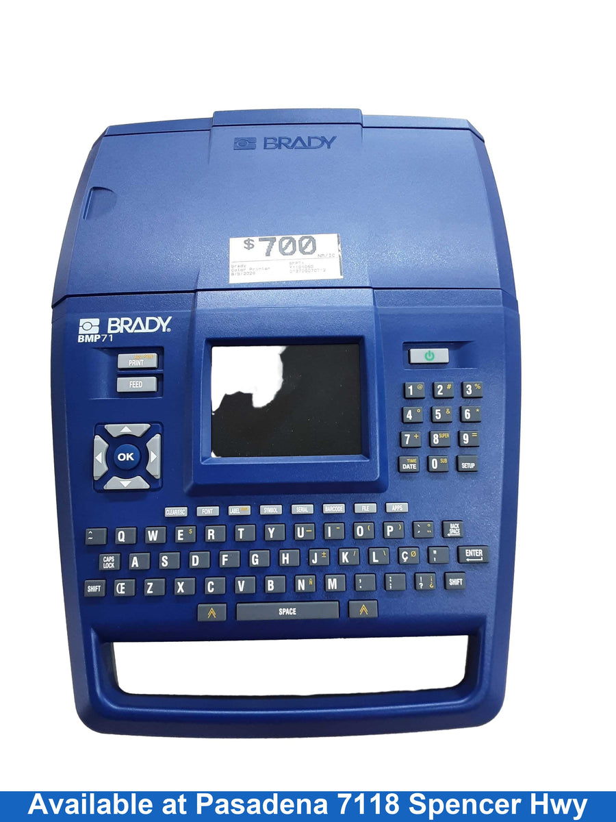 Brady Bmp71 Blue Printer
