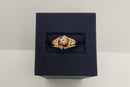 Ring - Wedding Set - Yellow Gold 14k (.585) 4.82 grams Size 7