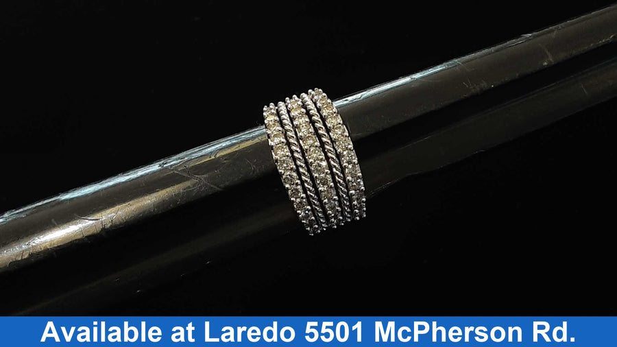 Women's Ring - White Gold 10k (.417) 4.9 grams Size 8