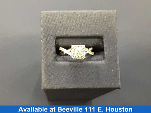 Ring - Engagement Set - White Gold 14k (.585) 2.8 grams Size 5