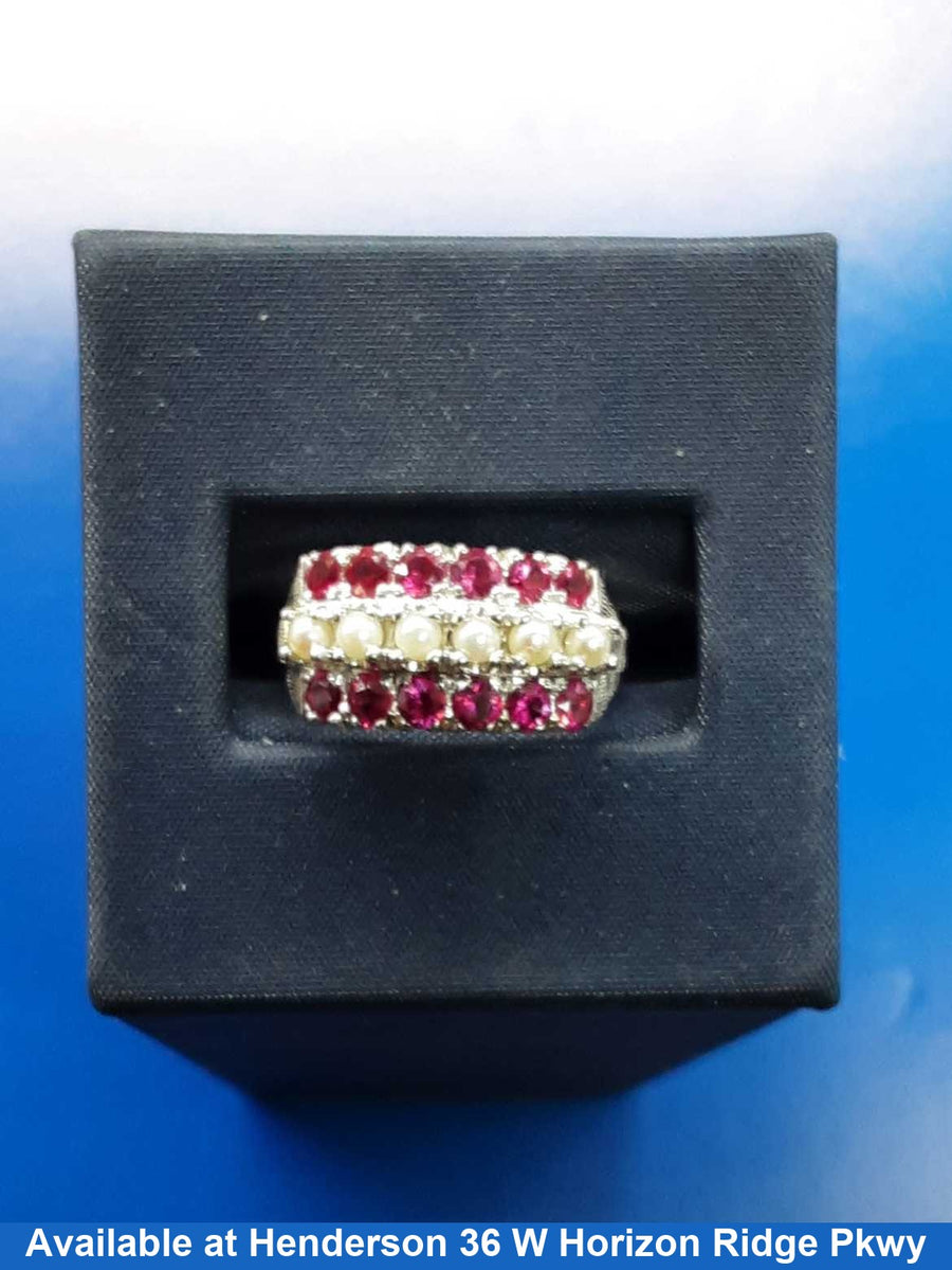 Women's Ring - White Gold 14k (.585) 4.4 grams Size 20