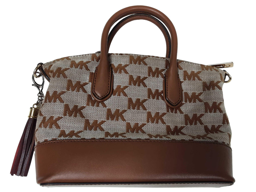 Michael Kors Hyde Small Satchel Brown Purse / Handbag