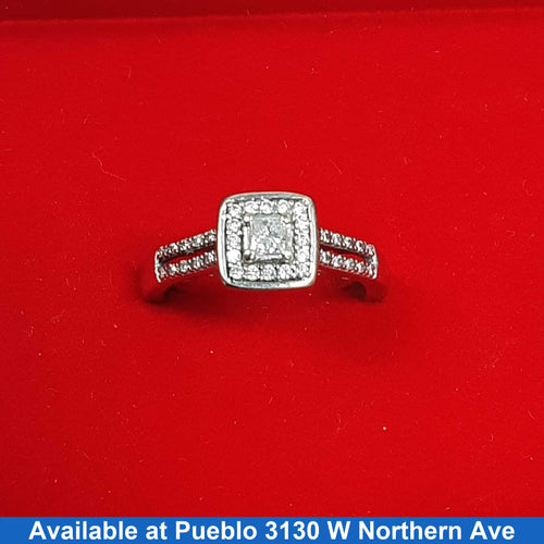 Women's Ring - White Gold 14k (.585) 3.8 grams Size 6.5
