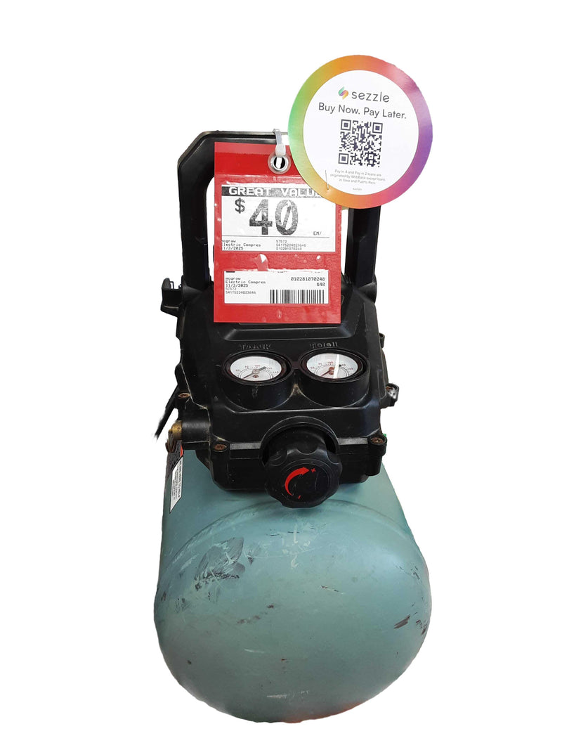 Mcgraw 57572 Gray Electric Compressor