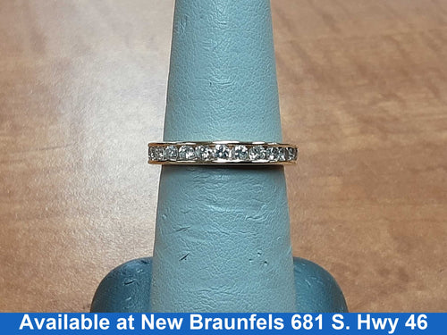 Ring - Wedding Band - Yellow Gold 14k (.585) 3.5 grams Size 7