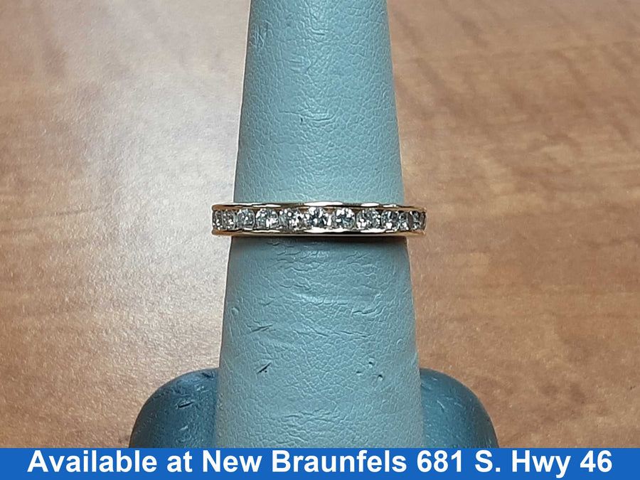 Ring - Wedding Band - Yellow Gold 14k (.585) 3.5 grams Size 7