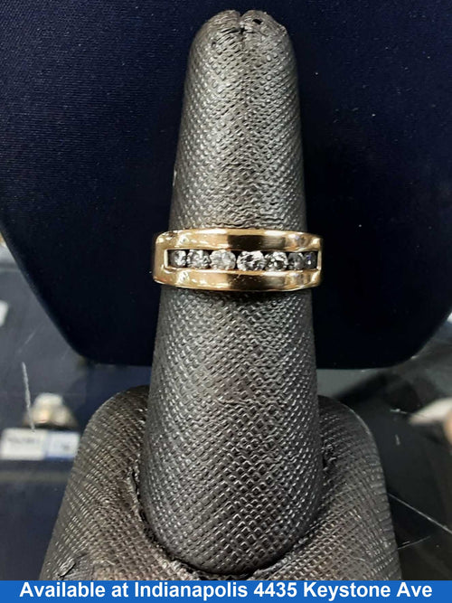 Ring - Wedding Band - Yellow Gold 14k (.585) 6.7 grams Size 7