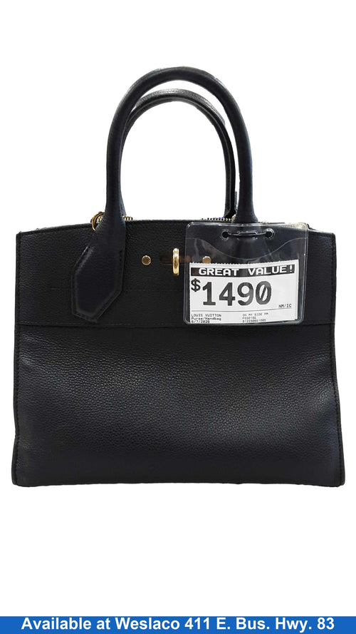 Louis Vuitton On My Side Pm Black Purse / Handbag