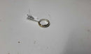 Ring - Wedding Band - White Gold 14k (.585) 4 grams Size 8