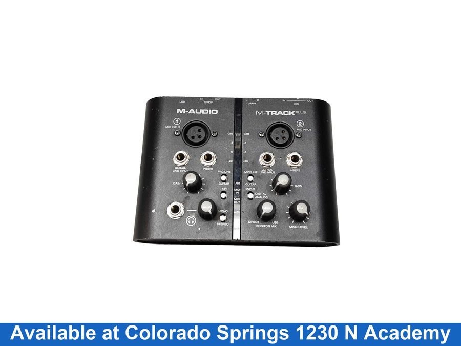 M-audio M-track Plus Black Classic Audio Interface