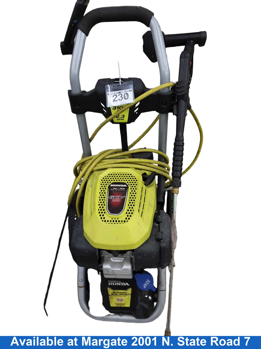 Ryobi Ryb03023 Green Gas Pressure Washer