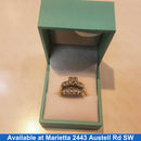 Ring - Wedding Set - Yellow Gold 14k (.585) 4.7 grams Size 9.5