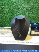 Diamond Pendant - Yellow Gold 10k (.417) 1.5 grams
