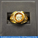 Women's Ring - Solitaire - Yellow Gold 14k (.585) 12 grams Size 20