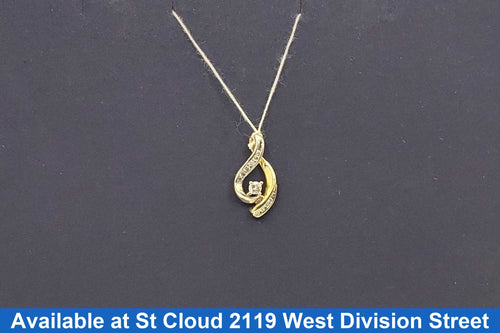 Diamond Pendant - Yellow Gold 10k (.417) 1.7 grams
