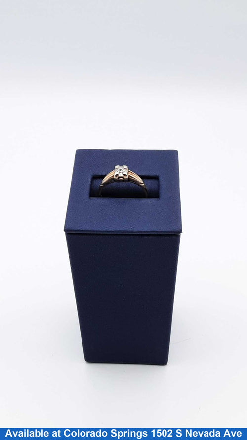 Women's Ring - Solitaire - Yellow Gold 10k (.417) 1.4 grams Size 6