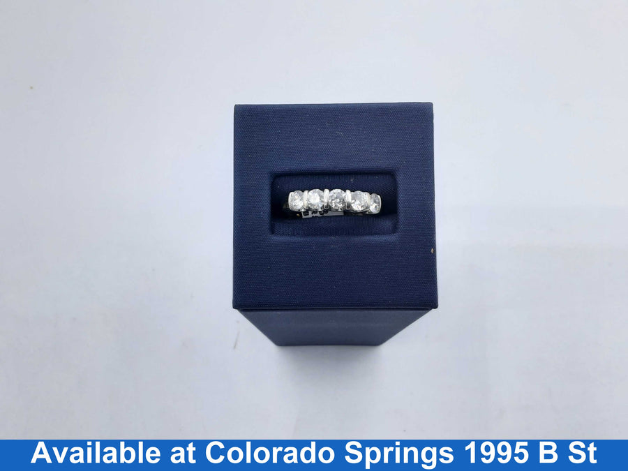 Women's Ring - Anniversary - Yellow Gold 14k (.585) 4.3 grams Size 7