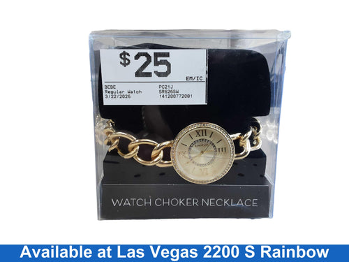 Bebe Pc21j Gold Regular Watch
